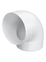 Колено круглое пластиковое 90° D125 ERA 12.5ККП 275