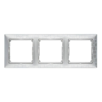 Рамка 3-постовая Legrand Valena алюминий модерн 770343