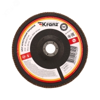 Круг лепестковый торцевой, P40, 180х22.2мм Kranz KR-90-0021