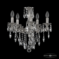 Подвесная люстра Bohemia Ivele Crystal Verona 72102/5/125 B Ni
