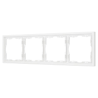 Рамка пластиковая Arlight FRM-NOBE-SFPL-4-WH 054223