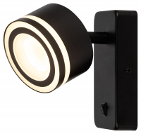 Спот Эра WL49 BK Б0059814 ЭРА