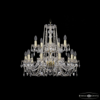 Подвесная люстра Bohemia Ivele Crystal 1402/10+5/240/2d G
