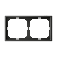 ARTGALLERY рамка 2-постовая, универсальная, базальт Systeme Electric GAL001402