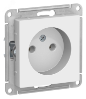 ATLASDESIGN РОЗЕТКА без заземления без шторок, 16А, механизм, ЛОТОС Systeme Electric ATN001341