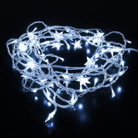 Гирлянда бахрома Eurosvet 100-002 белый 1.8*0.5м IP20