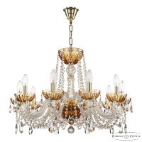 Подвесная люстра Bohemia Ivele Crystal 5402/10/240 G Amber/M-1H