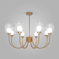 Люстра на штанге Eurosvet Spritz 70217/8 латунь Smart a064748