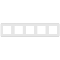 Рамка 5 постов INSPIRIA белый Legrand/Daccord 673970