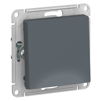 Выключатель одноклавишный ATLASDESIGN схема 1 10АХ механизм грифель Systeme Electric ATN000711