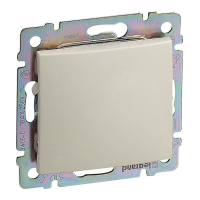Переключатель одноклавишный промежуточный Legrand Valena 10A 250V IP44 слоновая кость 774197