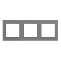 Рамка на 3 поста Arlight FRM-GLARE-GS-3-GR 043801