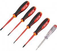 Набор трехгранных отверток VDE PZ/SL + тестер напряжения - 3 предмета Milwaukee 4932478737