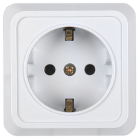 Розетка двойная 2П+3 General Альфа 477007