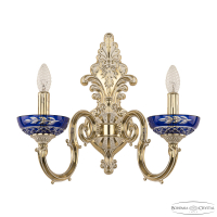 Бра Bohemia Ivele Crystal Verona 7203B15/2/210 GW P Clear-Blue/H-1J