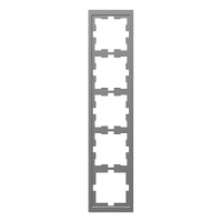 Рамка 5-постовая Schneider Electric Merten D-Life MTN4050-6536