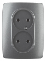 Розетка 2х2P Эра 12-2107-12 Б0031244