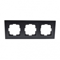 Рамка на 3 поста Mono Electric Despina графит 102-200000-162
