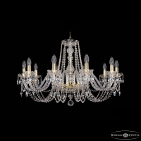 Подвесная люстра Bohemia Ivele Crystal 1402/10/300 G