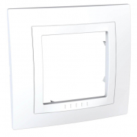 Рамка 1-постовая моноблок Schneider Electric Unica MGU2.002.18M
