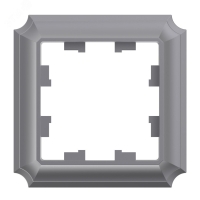 ATLASDESIGN ANTIQUE 1-постовая рамка, СТАЛЬ Systeme Electric ATN100901