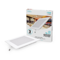 Встраиваемый светодиодный светильник Gauss 940111215 GAUSS