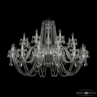 Подвесная люстра Bohemia Ivele Crystal 1402/16+8/460 Ni