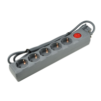 Cетевой фильтр (UL-00001743) Uniel 5гн х 1.5м с/з Universal S-GSU5-1.5 Grey