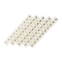 Маркеры для JXB-ST 2.5 NLPE с нумерацией 1-50 (100шт.) EKF zb-st-2.5-nlpe-1-50