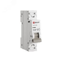 Автоматический выключатель 1P 40А (C) 6кА ВА 47-63N PROxima EKF M636140C