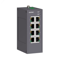 Промышленный неуправляемый коммутатор, 8х10/100Base-T(X) портов RJ45, 12-48В DC/18-30В AC, с резервированием DKC N1000-8T-P2