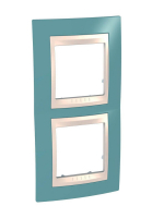 Рамка 2-постовая вертикальная Schneider Electric Unica Хамелеон MGU6.004V.573