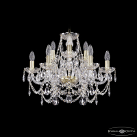 Подвесная люстра Bohemia Ivele Crystal 1411/6+3/195 G