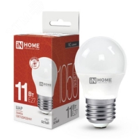 Лампа светодиодная LED-ШАР-VC 11Вт 230В Е27 4000К 1050Лм IN HOME IN-HOME 4690612020617