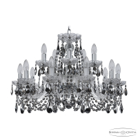 Подвесная люстра Bohemia Ivele Crystal 1402/10+5/240 Ni R781