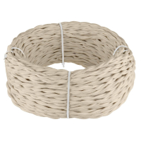 Ретро кабель Werkel витой двухжильный 1.5 мм песочный W6452246 4690389165399