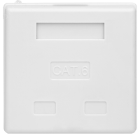 Компьютерная розетка 8P8C (RJ-45), UTP, Cat.6, 2 порта SUPRLAN 10-0310