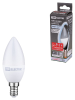 Лампа светодиодная диммируемая TDM Electric Е14 6W 4000K прозрачная SQ0340-0198