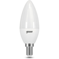 Лампа светодиодная Gauss E14 9.5W 6500K матовая 103101310