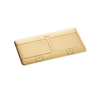 Блок выдвижной 8(2х4)модуля латунь Legrand 54018 054018