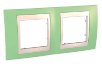 Рамка 2-постовая Schneider Electric Unica Хамелеон MGU6.004.563