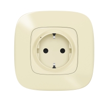Valena Allure with NETATMO  Умная розетка 2К+З 16А 230В. Цвет Слоновая кость Legrand 752694