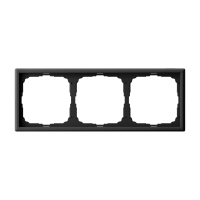 ARTGALLERY рамка 3-постовая, универсальная, карбон Systeme Electric GAL001003