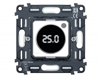 Механизм терморегулятора с цифровым дисплеем с подсветкой и датчиком для теплого пола 16A-250V QUANT (EXTRA CONTROL) Ambrella Volt VM1385