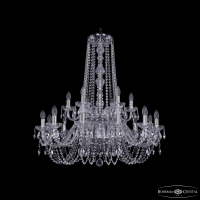Подвесная люстра Bohemia Ivele Crystal 1402/12+6/300/h-91/2d Ni