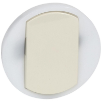 Лицевая панель Legrand Celiane выключателя одноклавишного с контурной подсветкой слоновая кость 067884