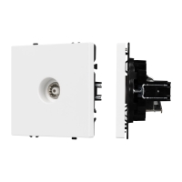 Механизм телевизионной розетки Arlight SCT-NOBE-MTV1-SFPL-WH (Белый кварц) 054292