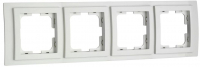 Рамка на 4 поста Mono Electric Larissa белый 103-191900-163