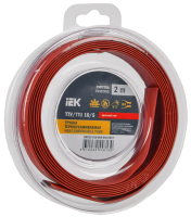 Трубка термоусадочная ТТУ нг-LS 10/5 красная (2м/упак) IEK UDR12-010-005-002-K04-T