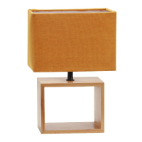 Настольная лампа Uniel UML-B401 E27 ORANGE/WOOD UL-00010955
